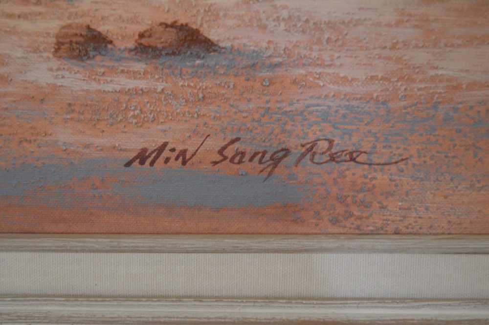 Min Song Ree Original Oil on Canvas