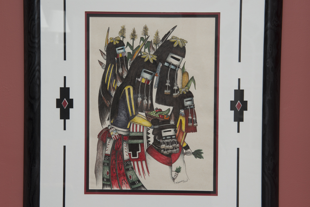 Tom Dashee Hopi Kachinas Watercolor