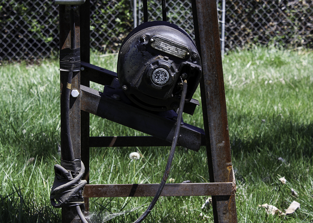 Vintage General Electric Bench Grinder