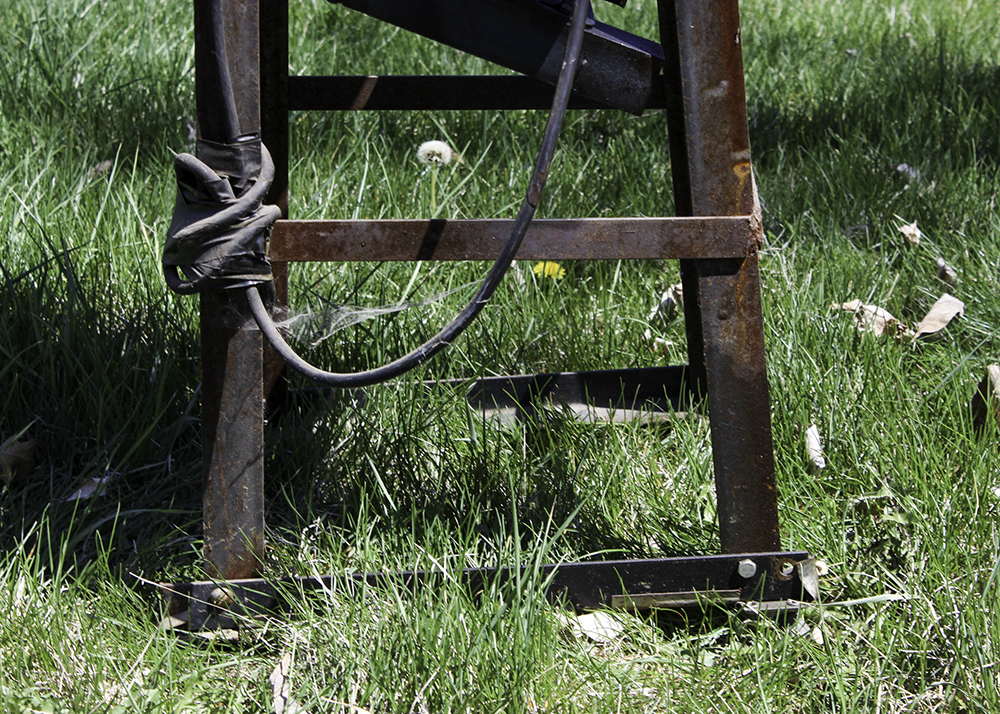 Vintage General Electric Bench Grinder