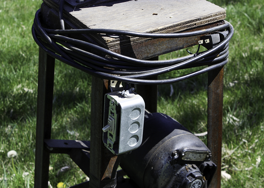 Vintage General Electric Bench Grinder