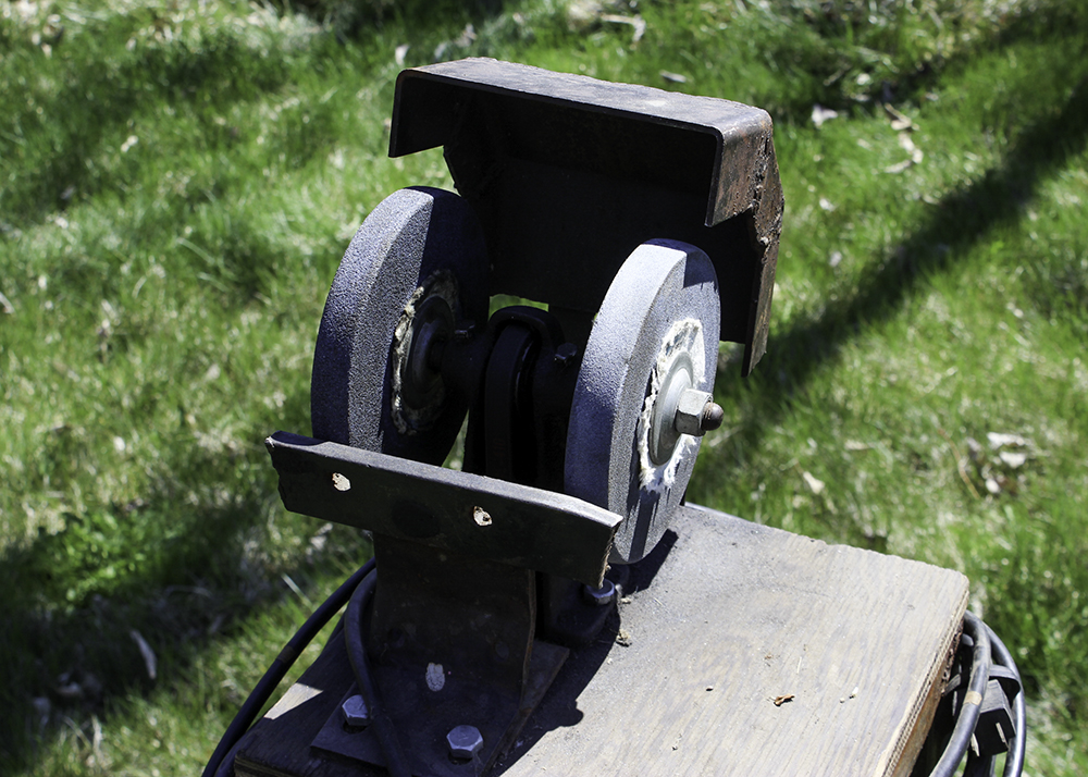 Vintage General Electric Bench Grinder