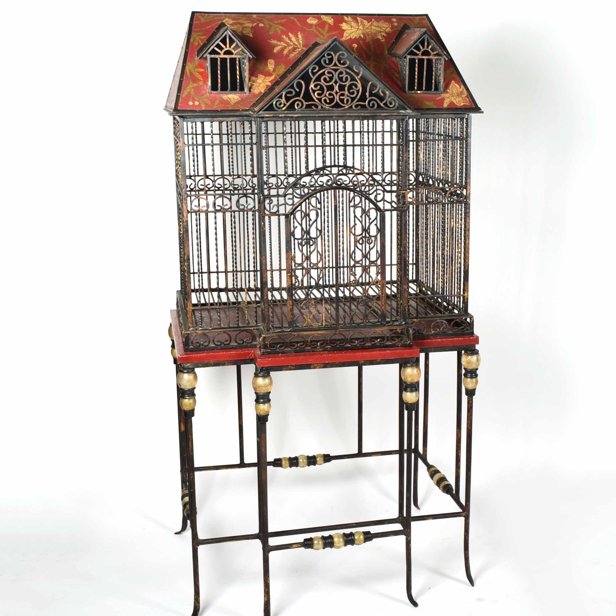 Decorative Standing Birdcage