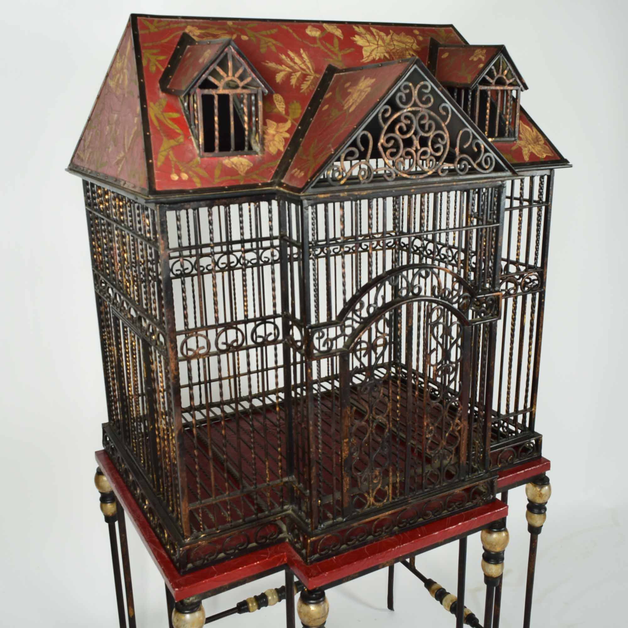 Decorative Standing Birdcage