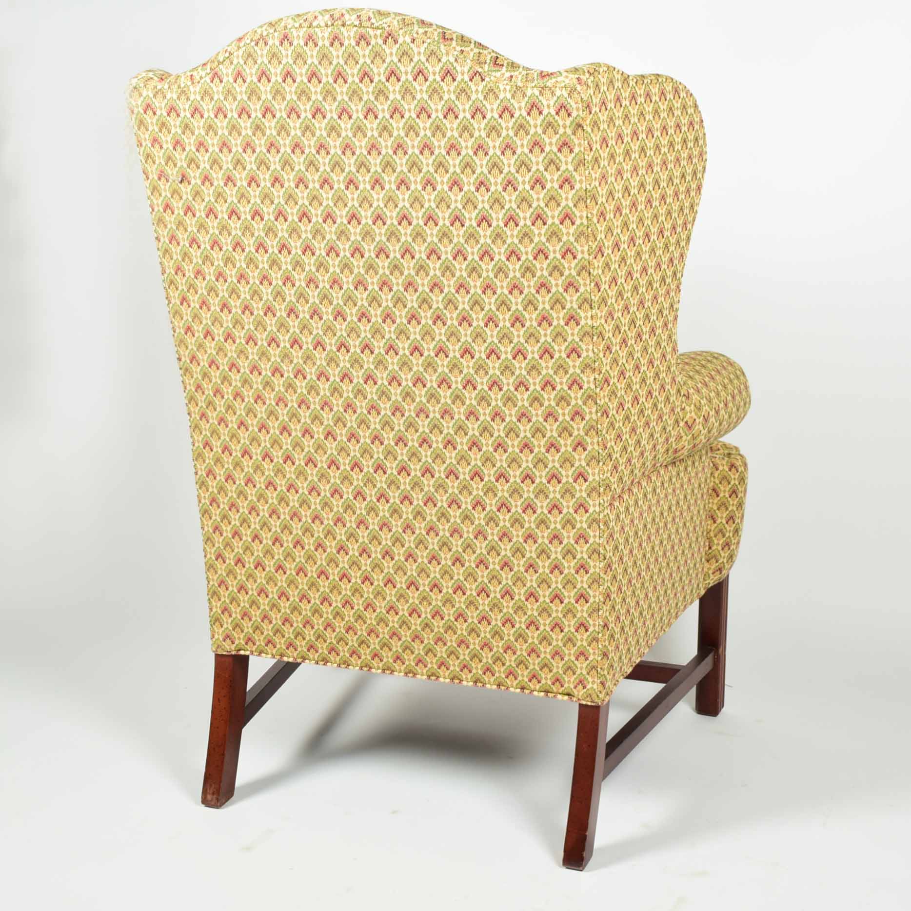 Chippendale Style Wing Armchair