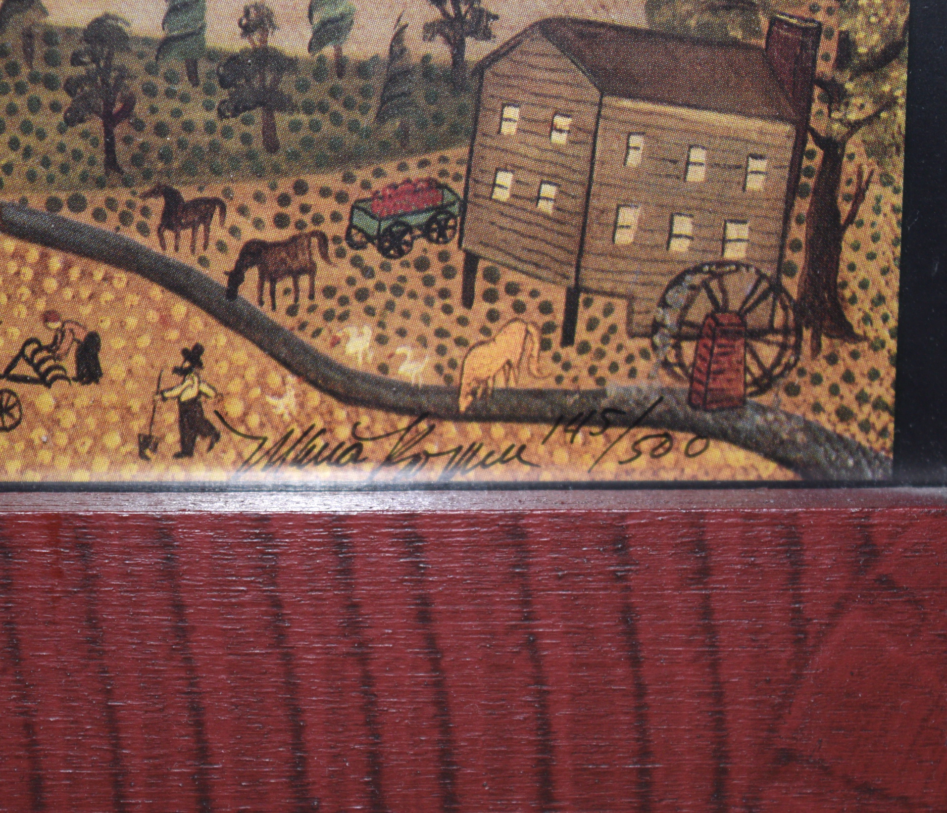 Maria Pfropper 'A Stitch In Time' Limited Edition Lithograph