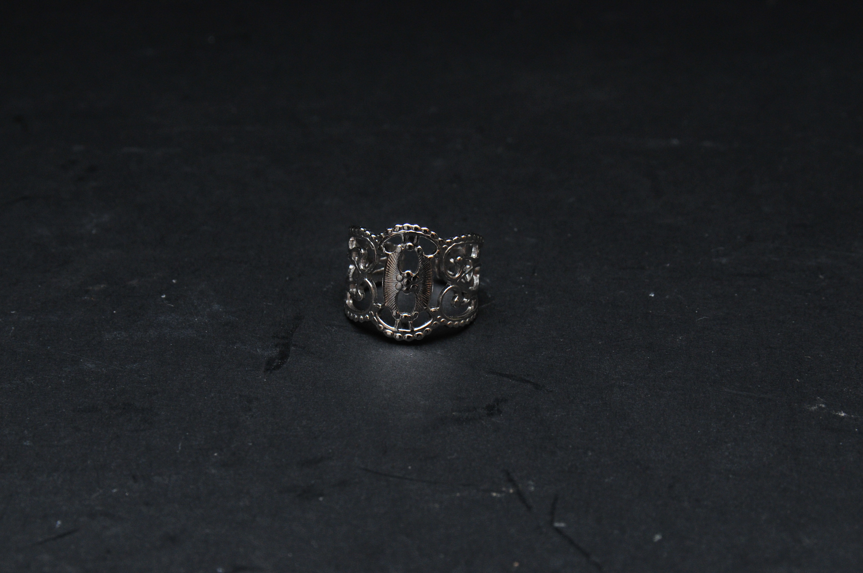 Vintage Sarah Coventry Ivy Leaf Pin and Clip-On Earrings Set and Silver Tone Ring