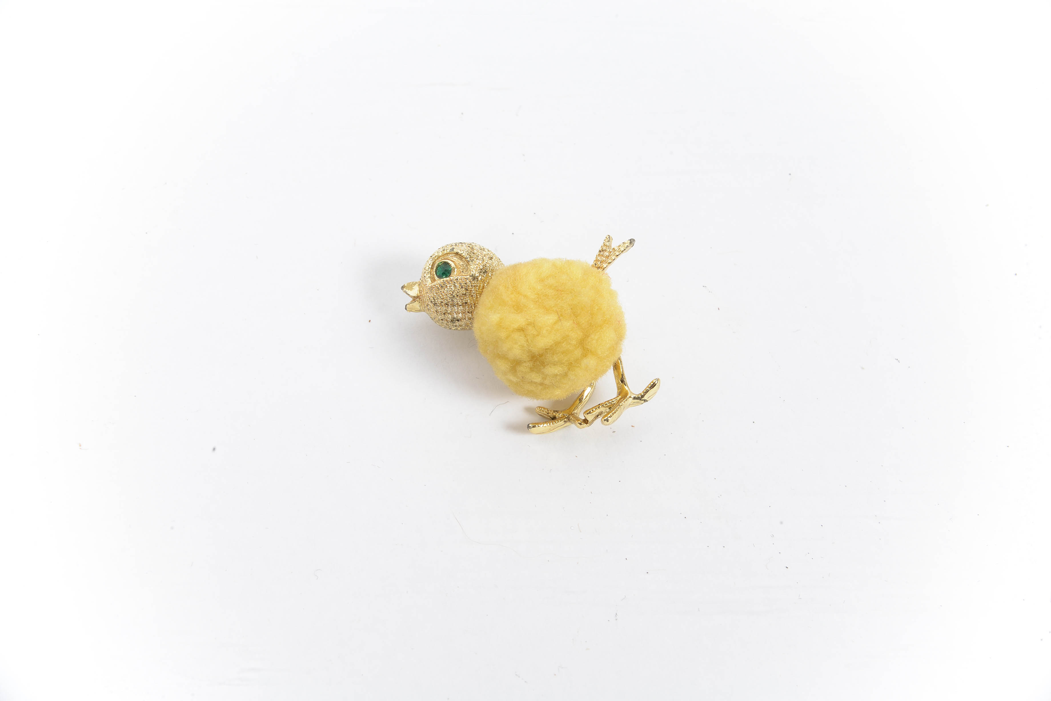 Autumn Haze Mink Fur Afghan Hound Dog Brooch (c1950's)