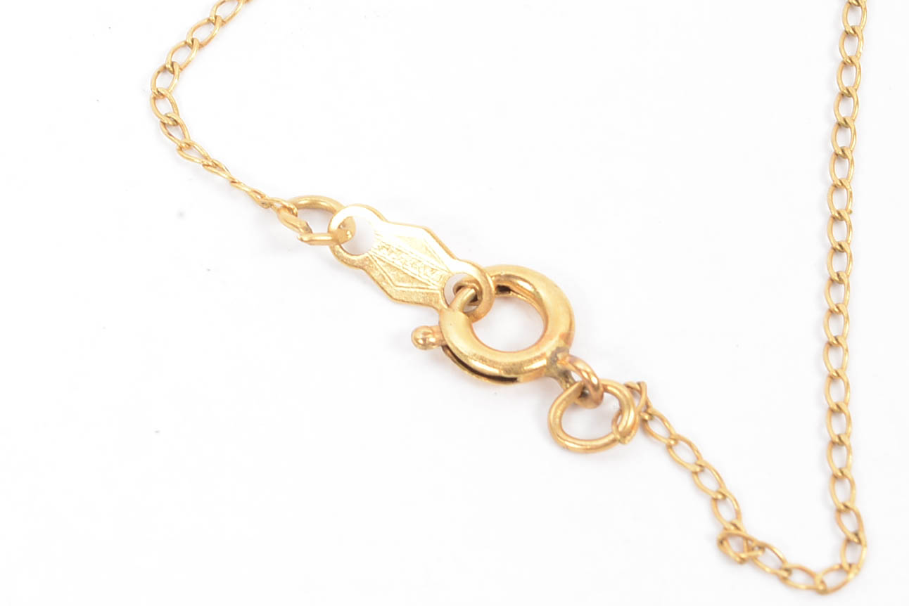 Signed 10 K Vimar Snowflake Pendant on a Gold Filled Chain