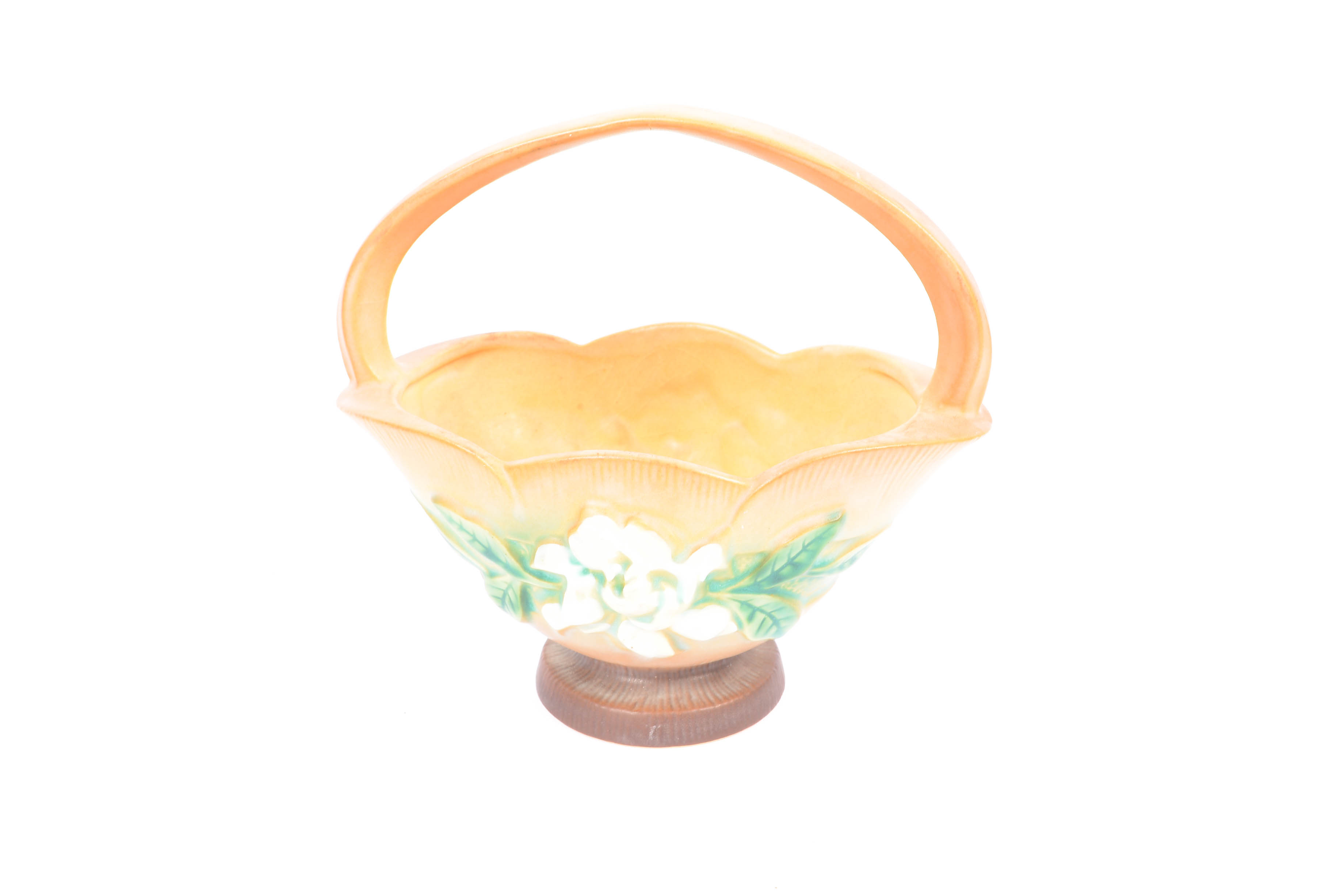 1950's Roseville Pottery Gardenia - Console Bowl and Vase