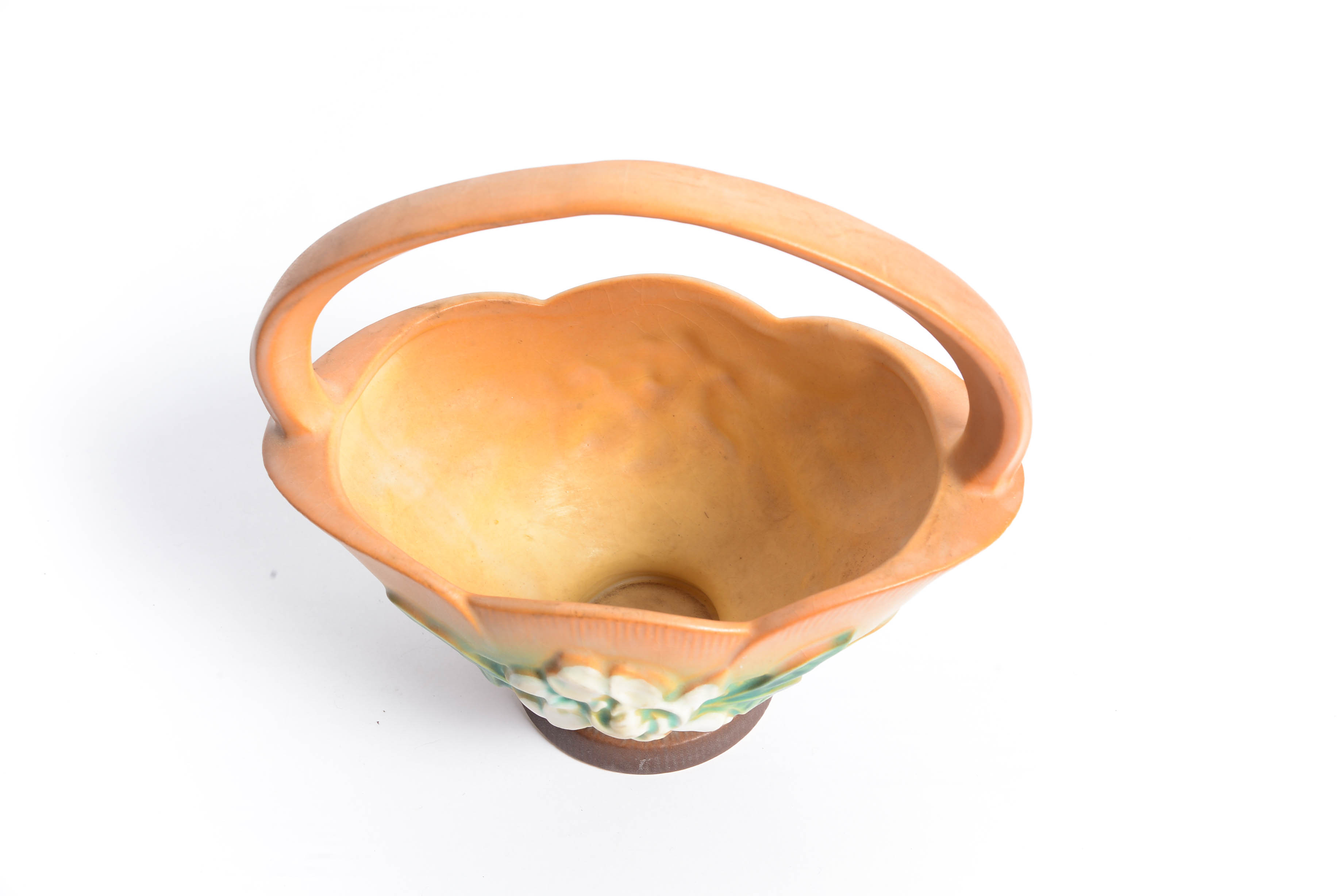 1950's Roseville Pottery Gardenia - Console Bowl and Vase