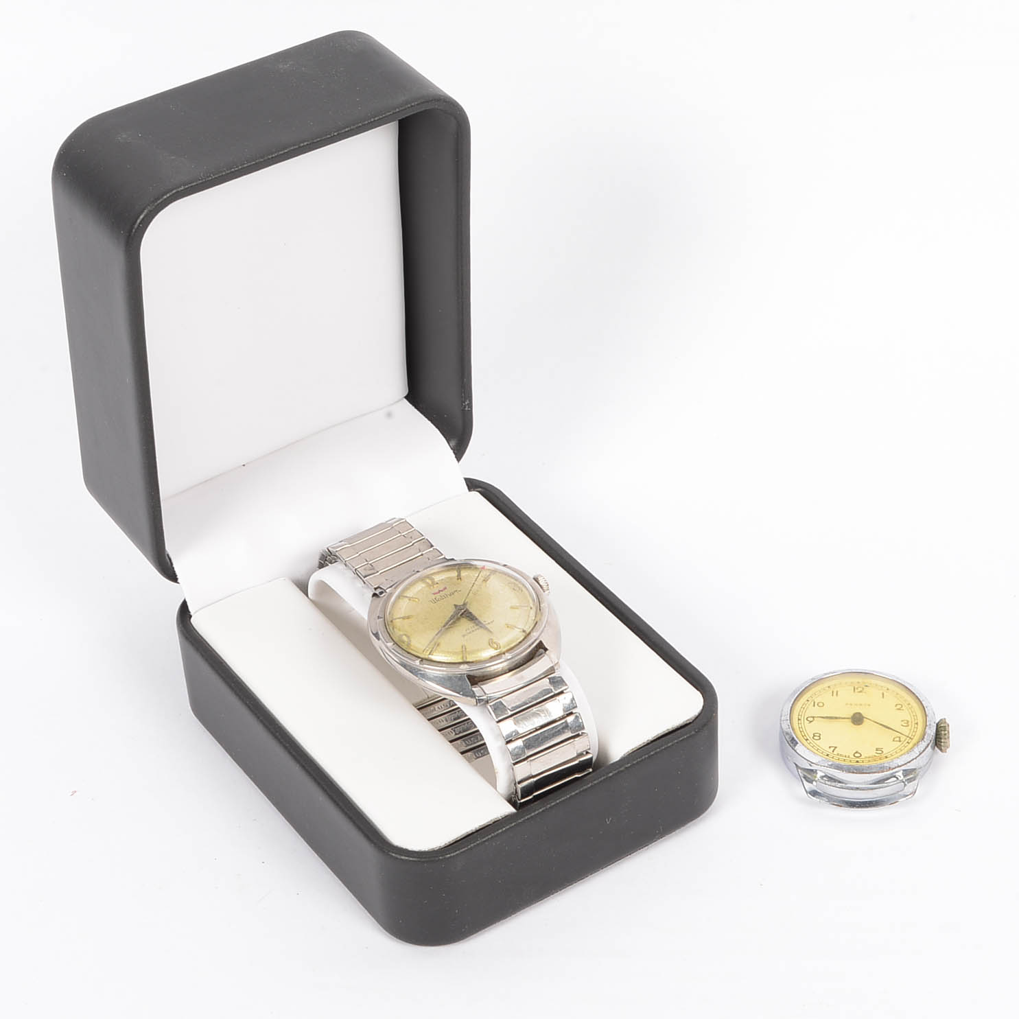 Swiss Watch Duo - Vintage Censor and Waltham Seventeen Jewel