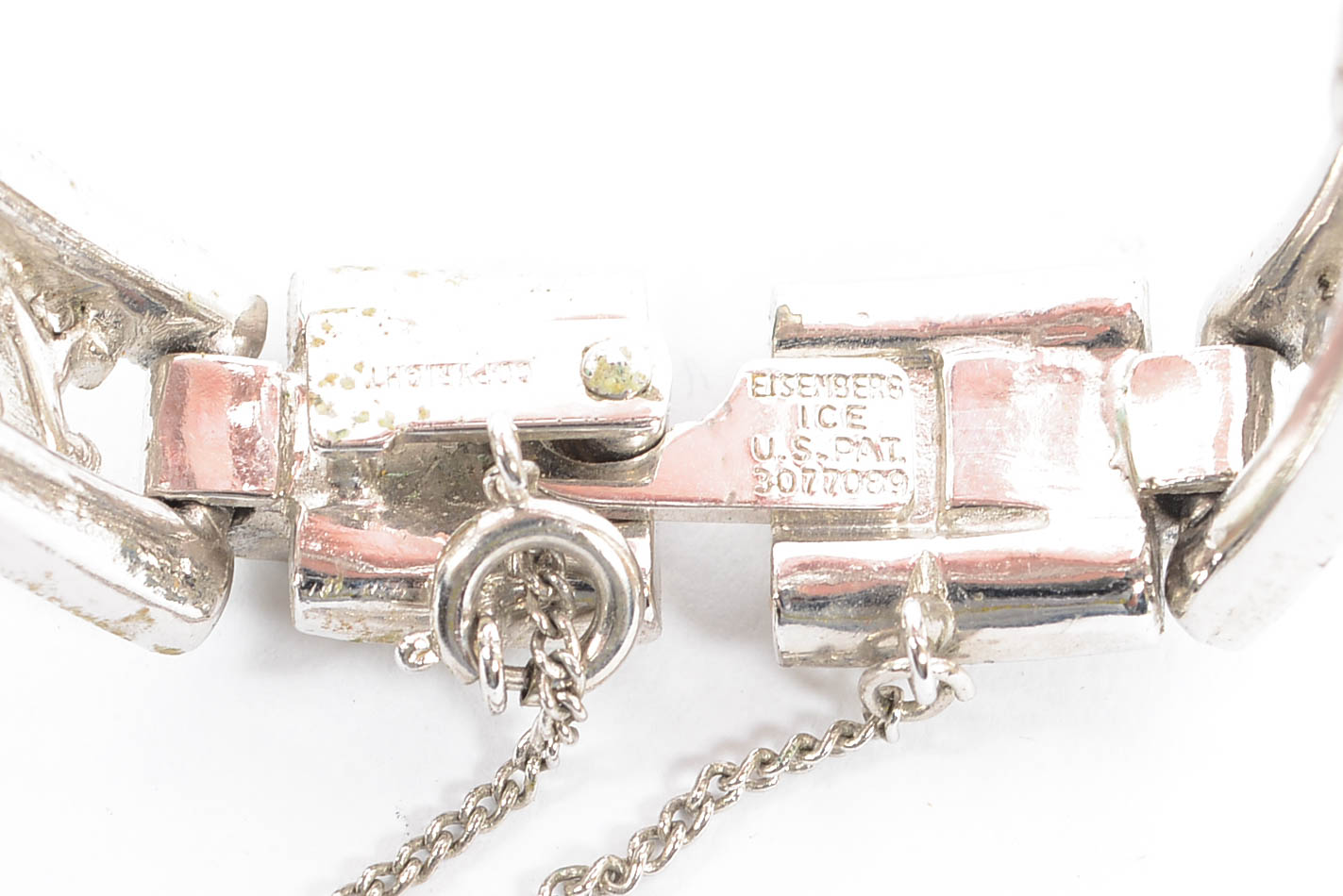 1950's Signed Eisenberg Ice Hollywood Glamour Rhinestone Bracelet