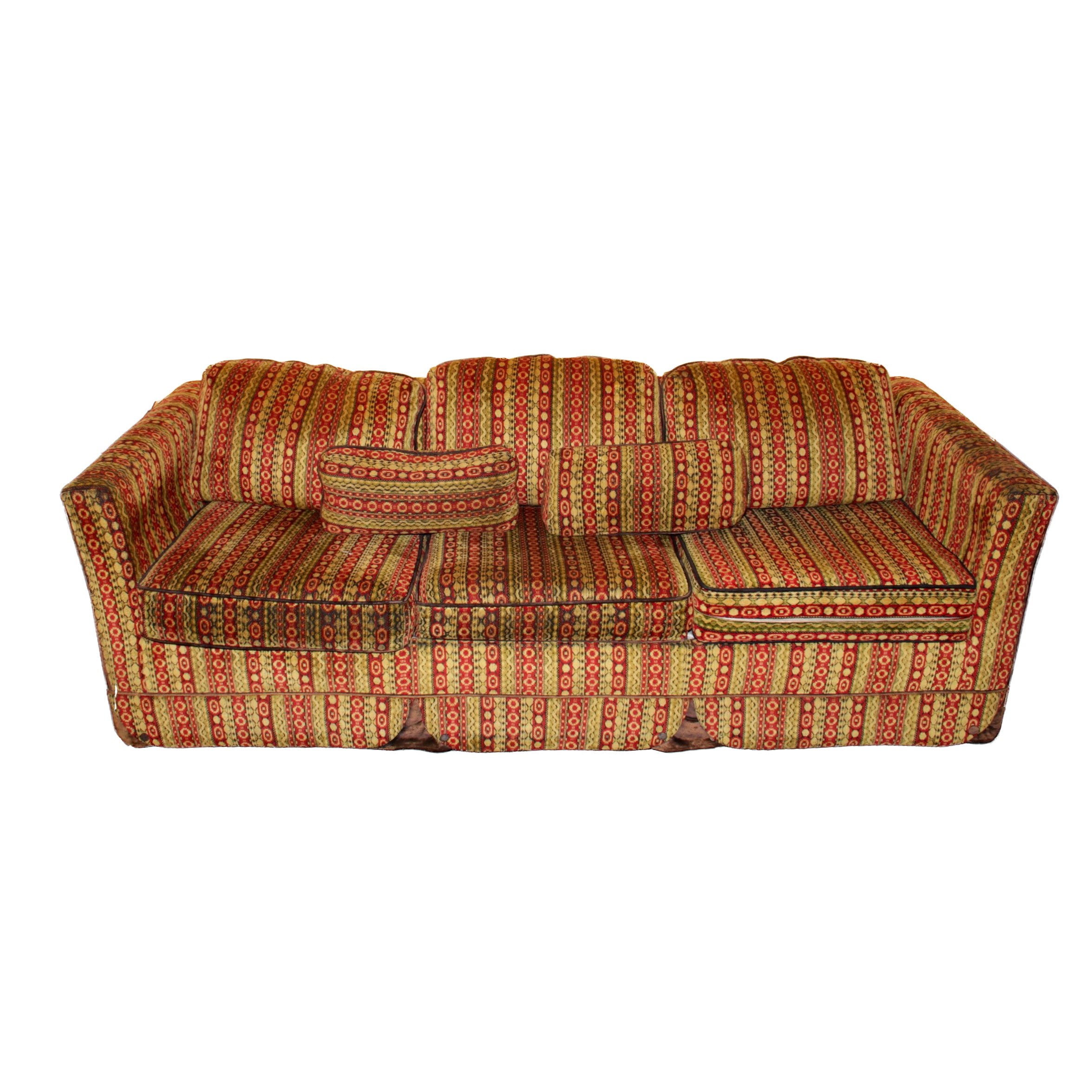 Vintage Upholstered Sleeper Sofa