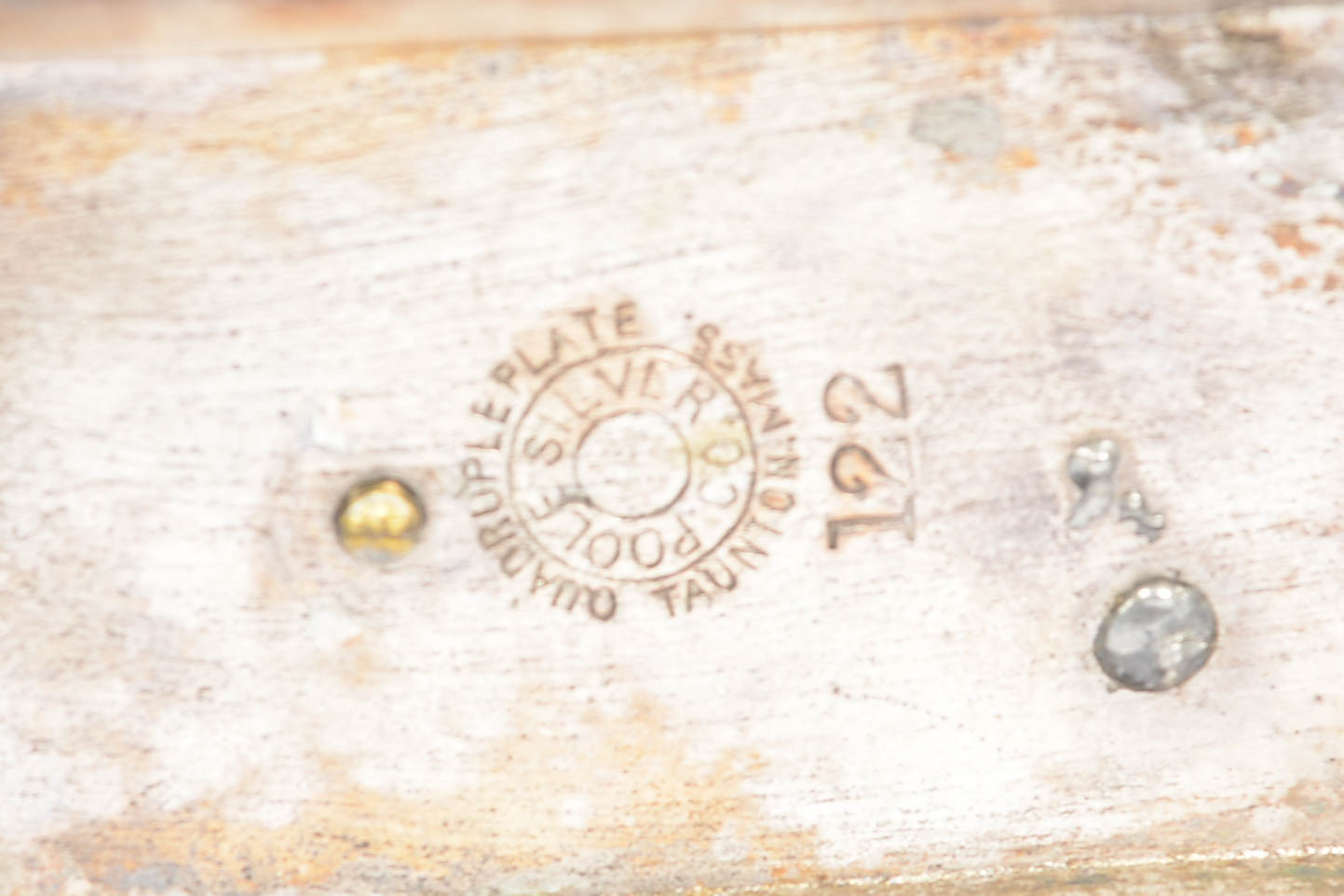 American Victorian ( 1880-1910) Silver -plate Napkin Holder With Cherub