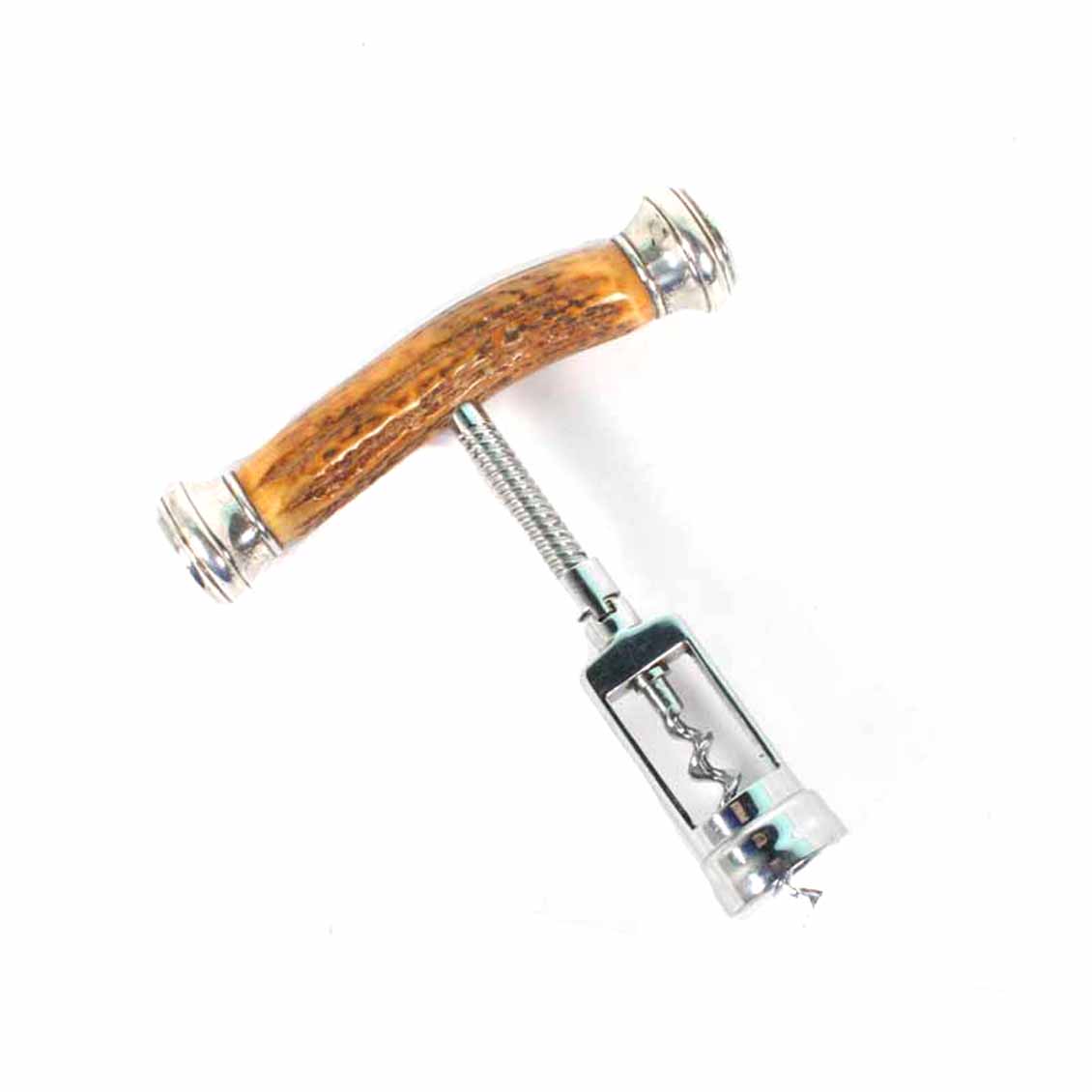 Sterling and Stag Horn Bottle Opener