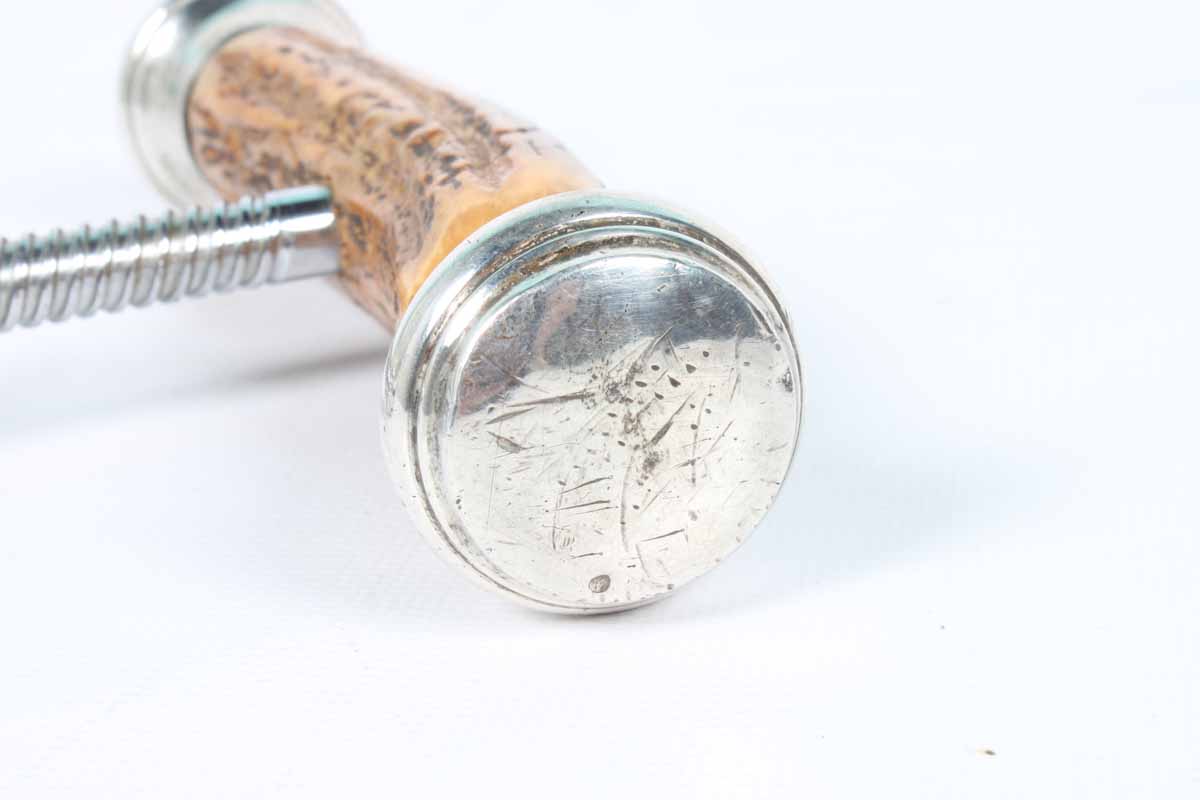 Sterling and Stag Horn Bottle Opener