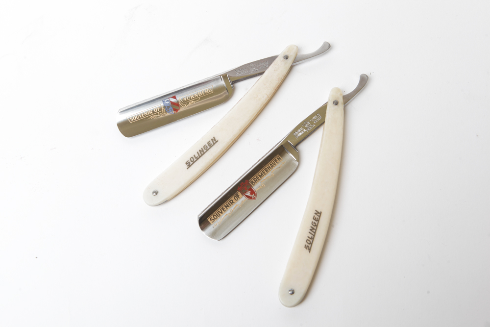 German Souvenir Straight Razor Set