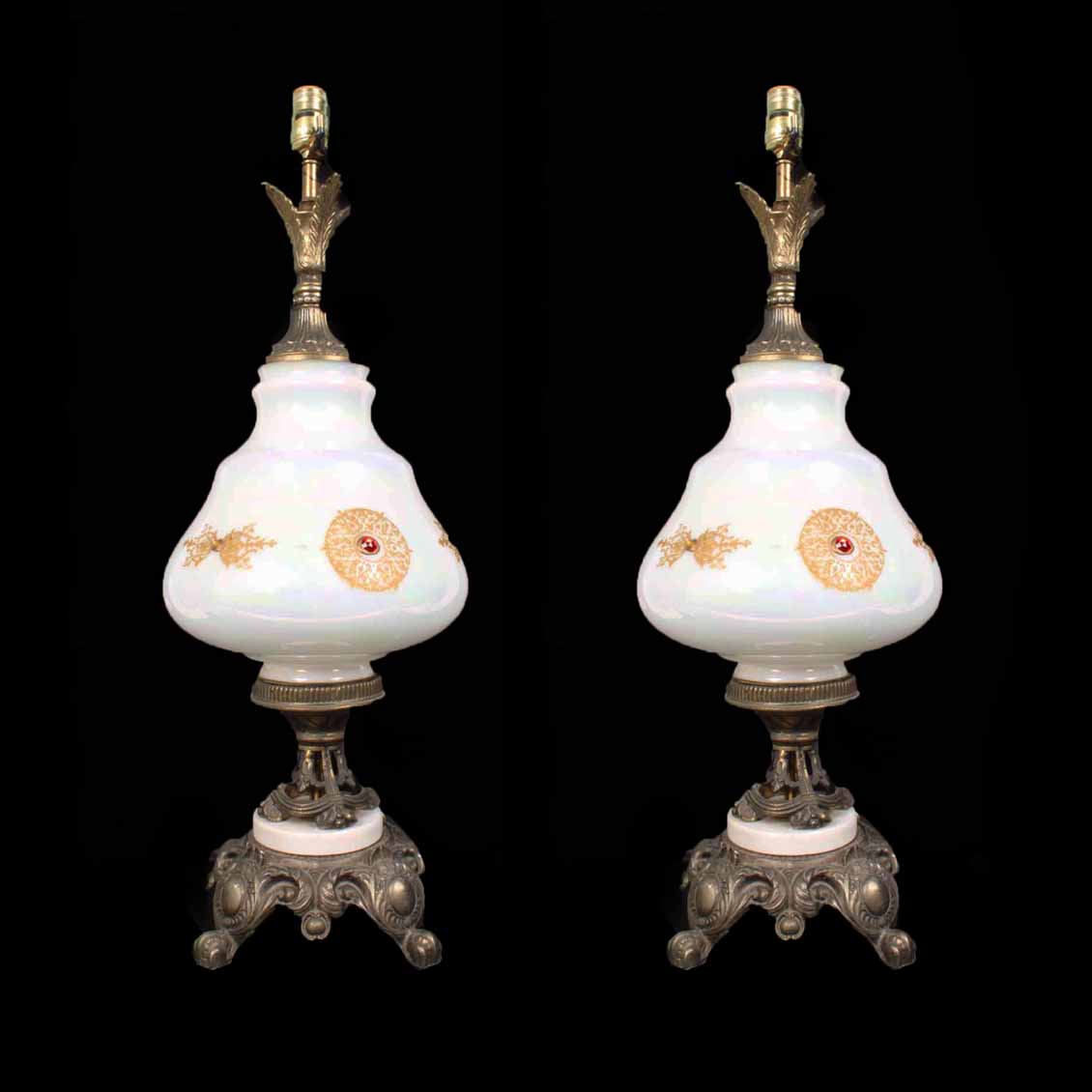 Two Vintage Parlor Lamps