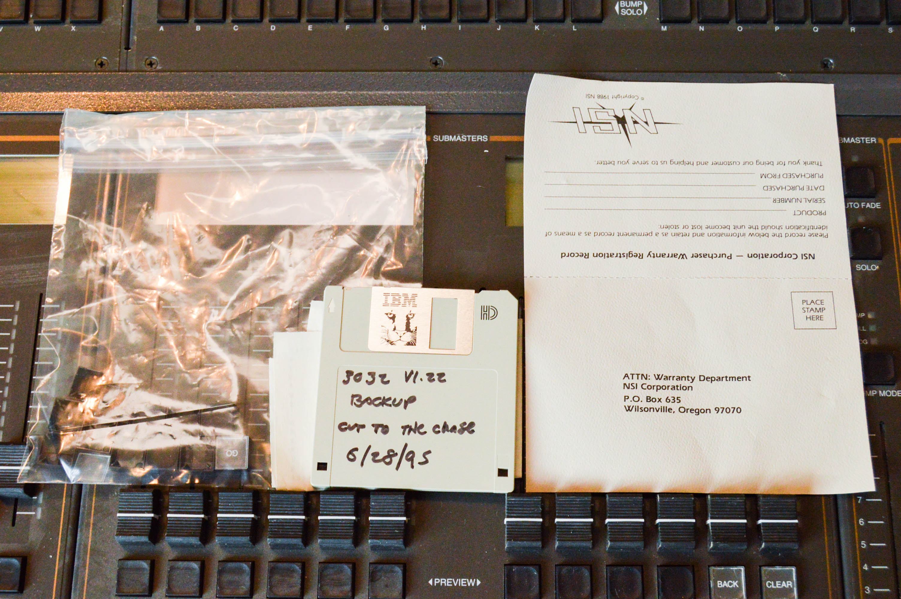 Vintage Stage Lighting NSI Professional Memory Console