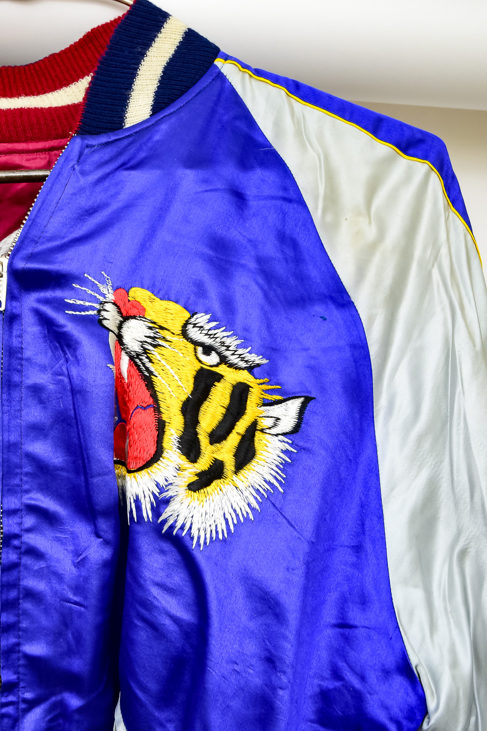 Pair of Vintage Satin Korean Tour Reversible Jackets