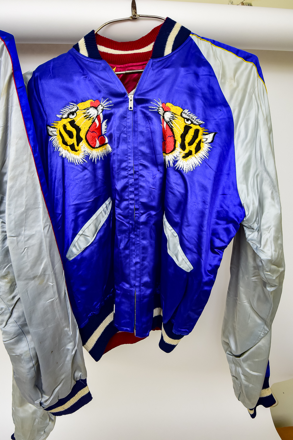 Pair of Vintage Satin Korean Tour Reversible Jackets