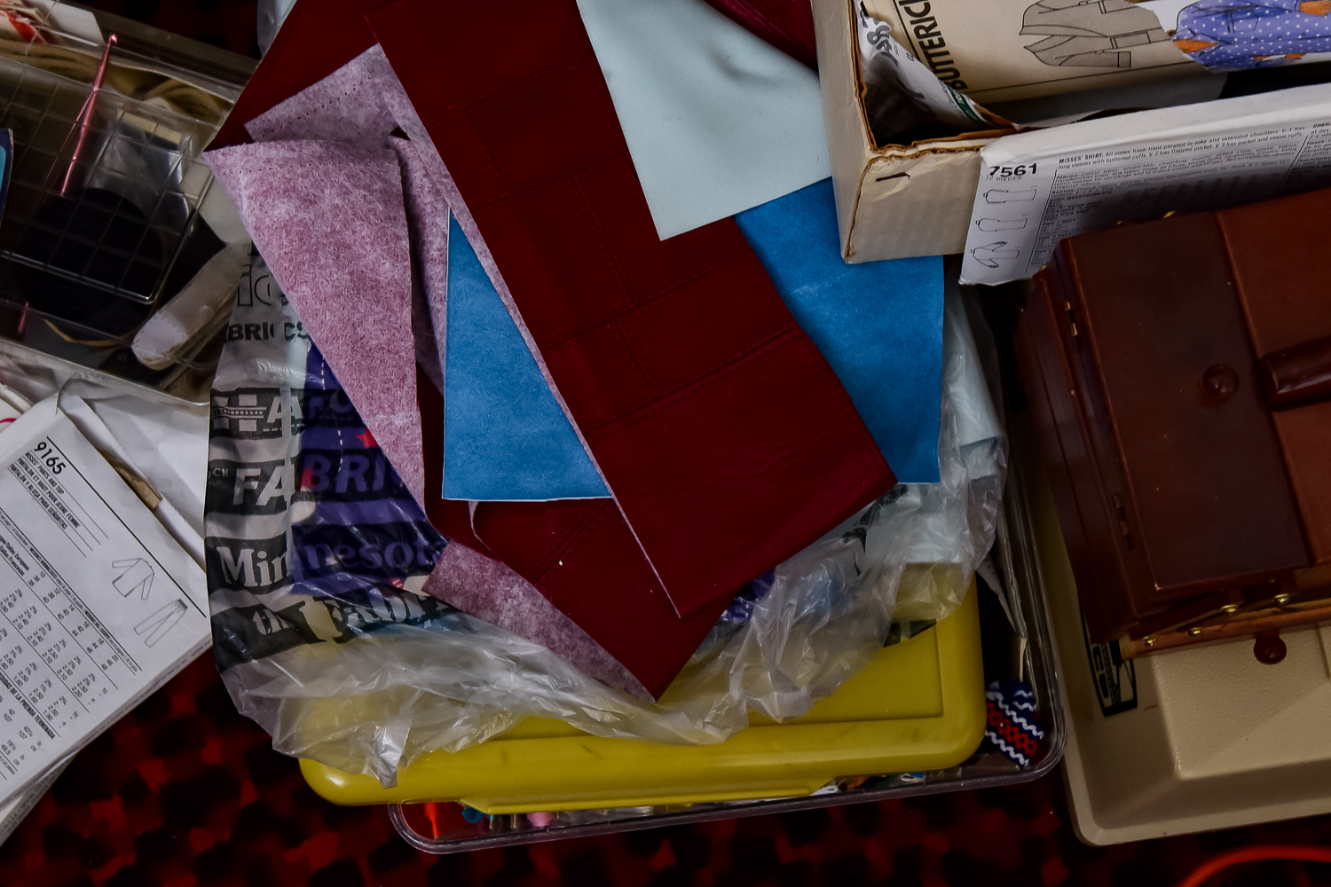 Kenmore Sewing Machine, Wood Cabinet, and Accessories