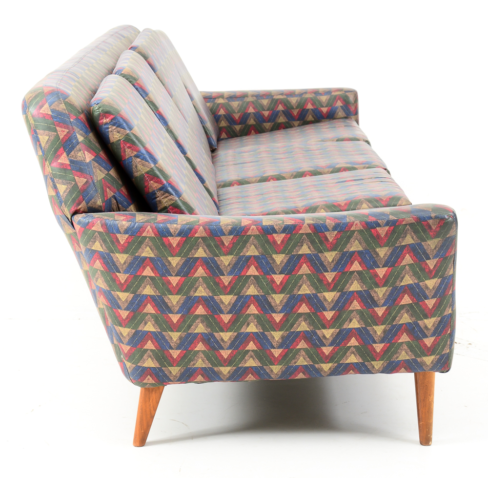 Mid Century Modern Milo Baughman Style Sofa