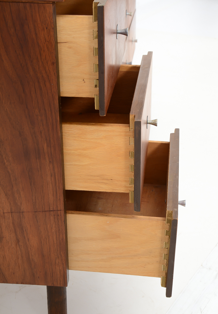 Stanley Long Chest of Drawers with Mirror