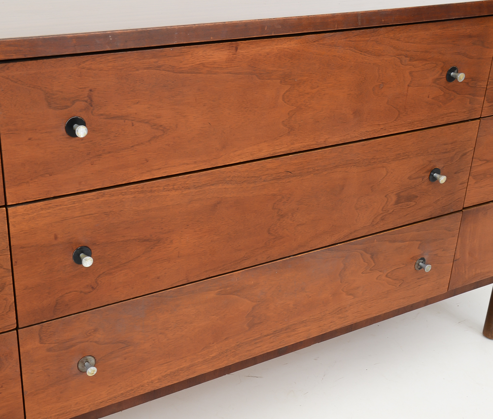 Stanley Long Chest of Drawers with Mirror