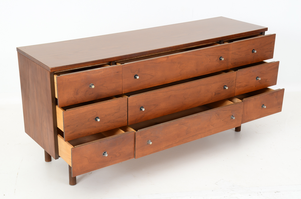 Stanley Long Chest of Drawers with Mirror