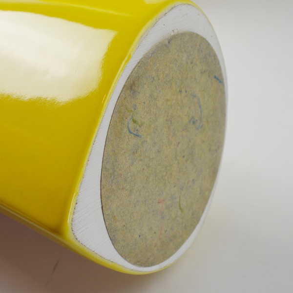 Pair of Mid Century Modern Yellow Table Lamps