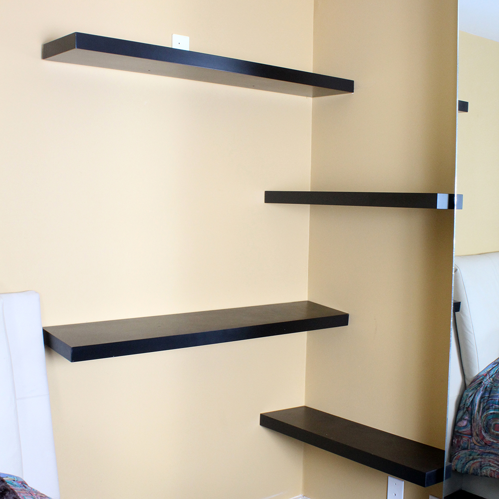 Black Wall Shelving