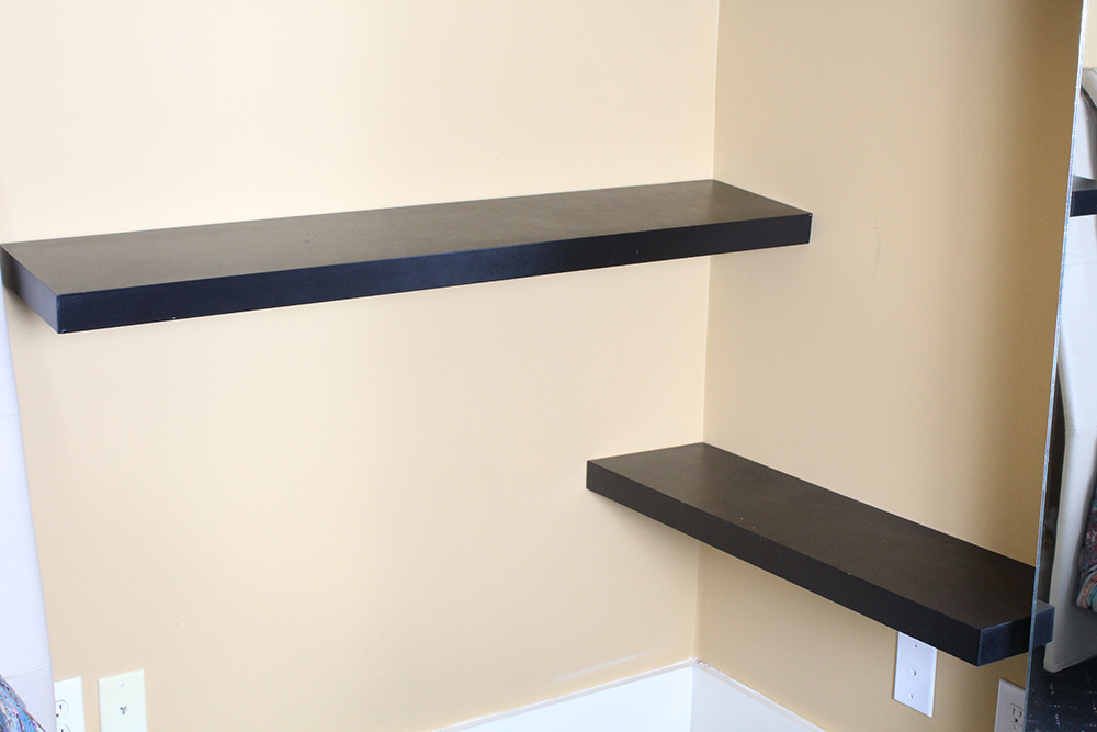 Black Wall Shelving
