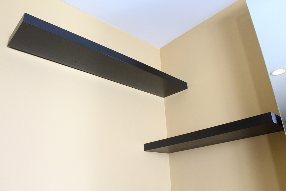Black Wall Shelving