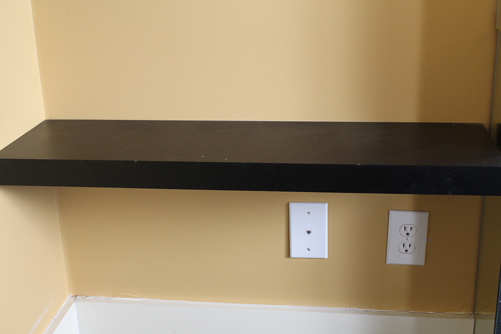 Black Wall Shelving