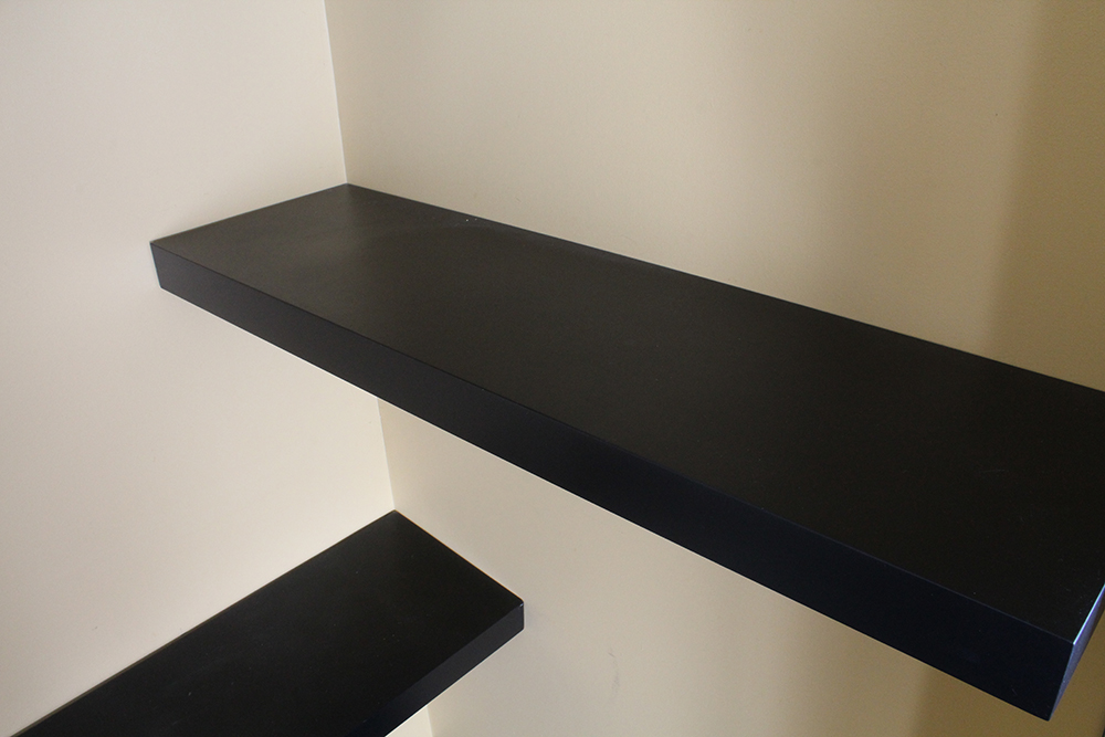 Black Wall Shelving