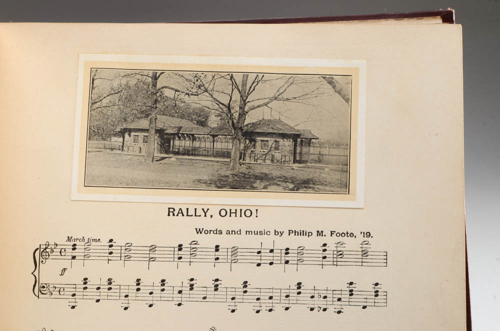 "History of Ohio" and "Songs of Ohio State" First Editions, plus Letter to Woody Hayes