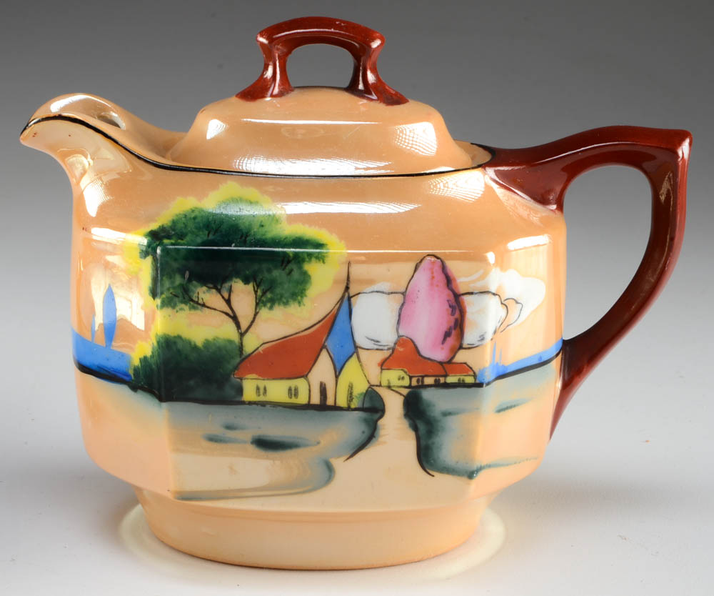 Six Vintage Lusterware Pieces