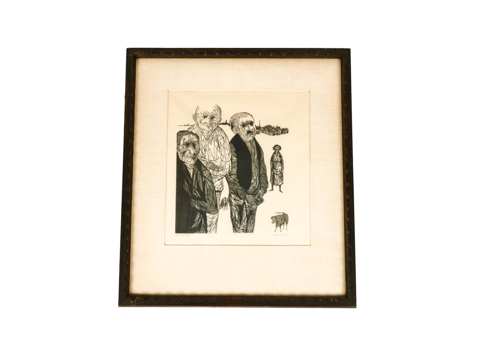 Original Signed Leonard Baskin Woodblock Print