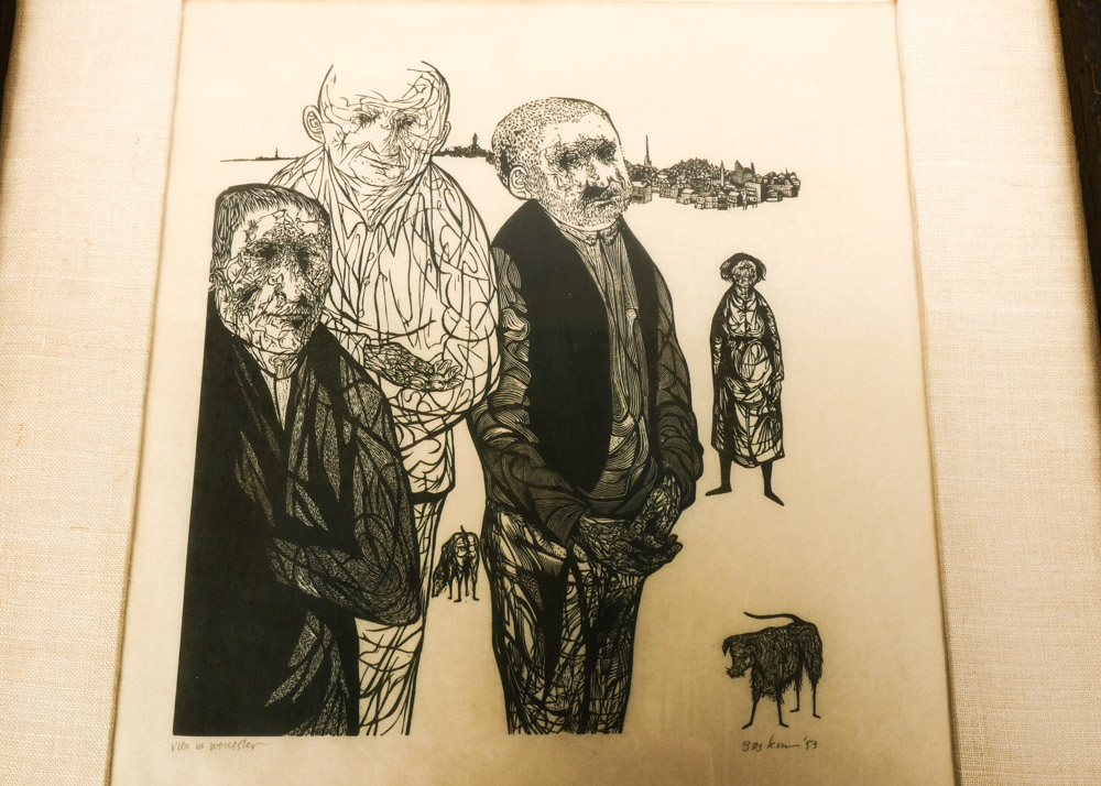 Original Signed Leonard Baskin Woodblock Print