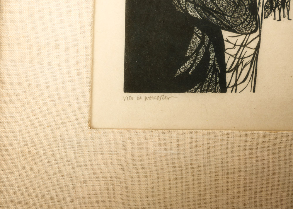 Original Signed Leonard Baskin Woodblock Print