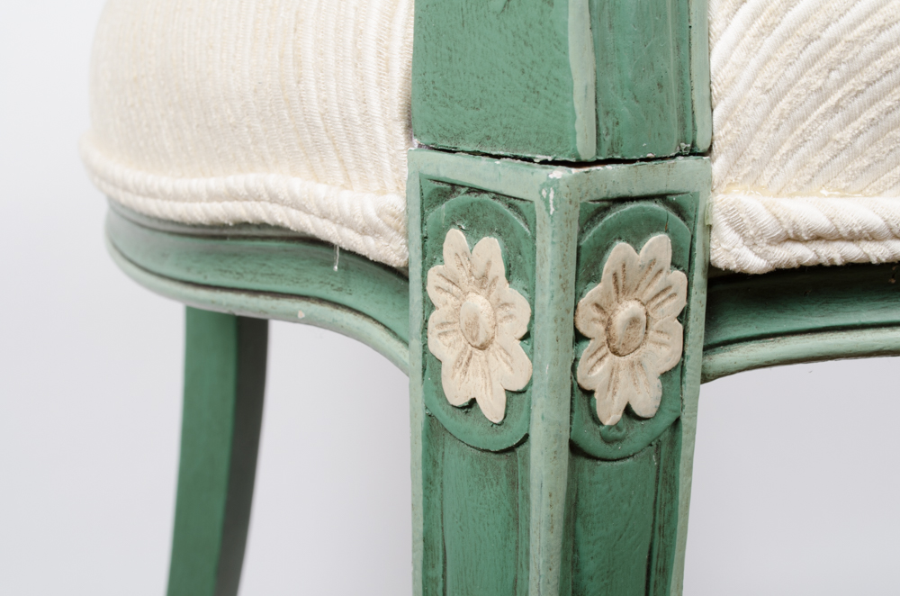 Spider Back Painted Armchair