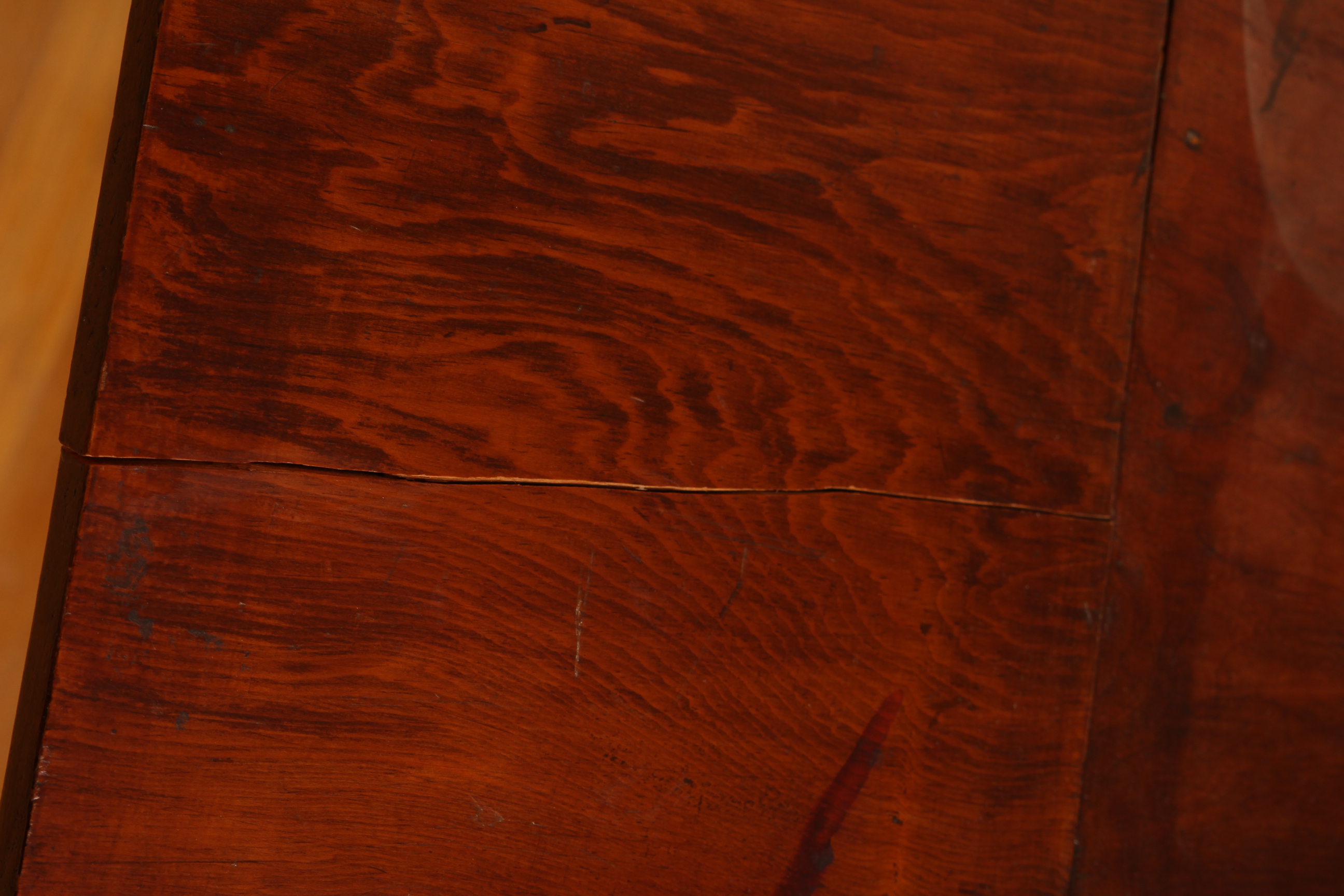 Antique Sheraton Drop Leaf Side Table in Cherry