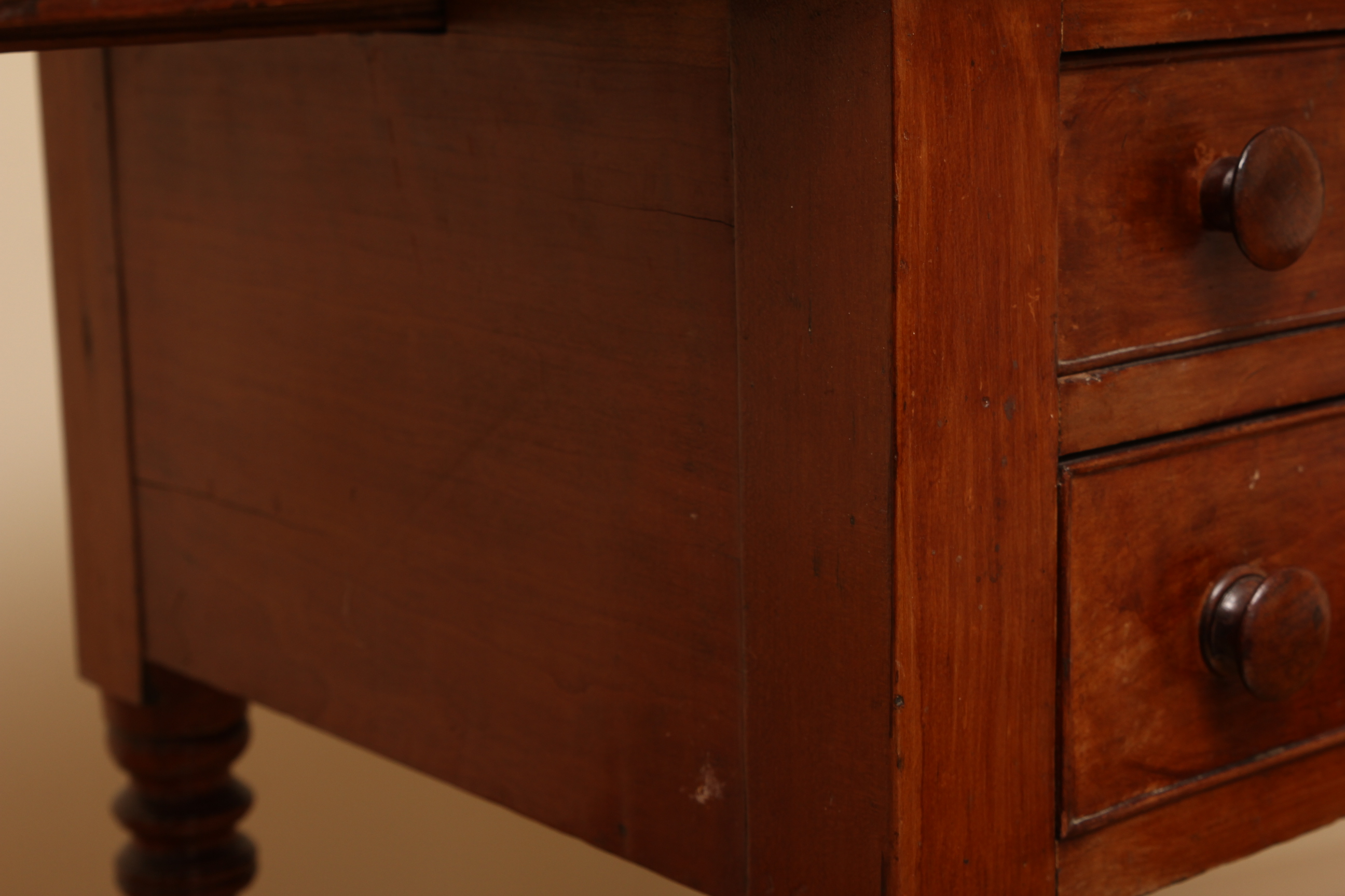 Antique Sheraton Drop Leaf Side Table in Cherry