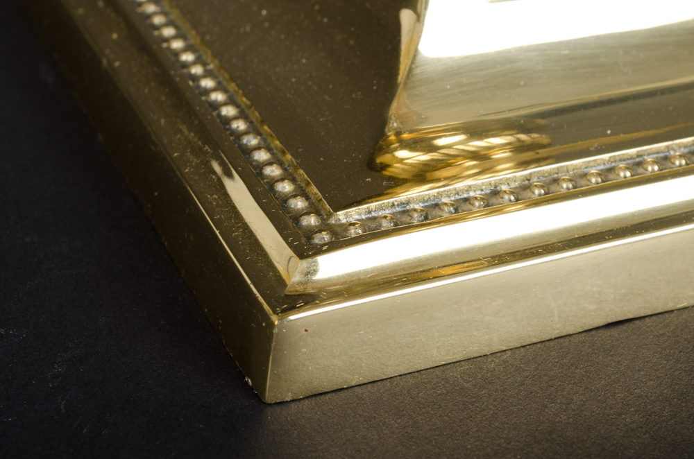 Brass and Glass Palm Tree Lamps