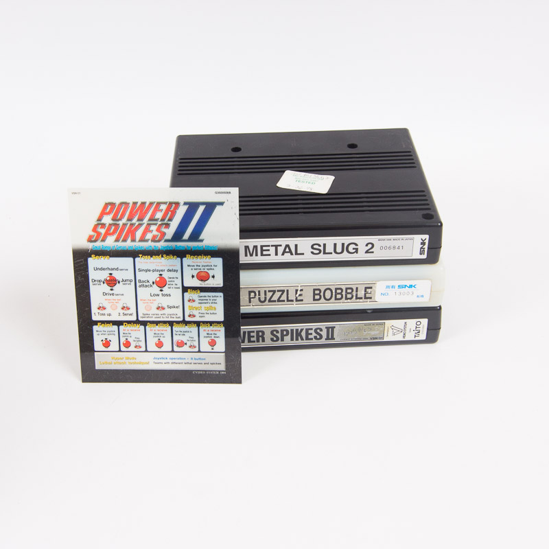 Vintage NEO-GEO MVS Video Game Cartridges