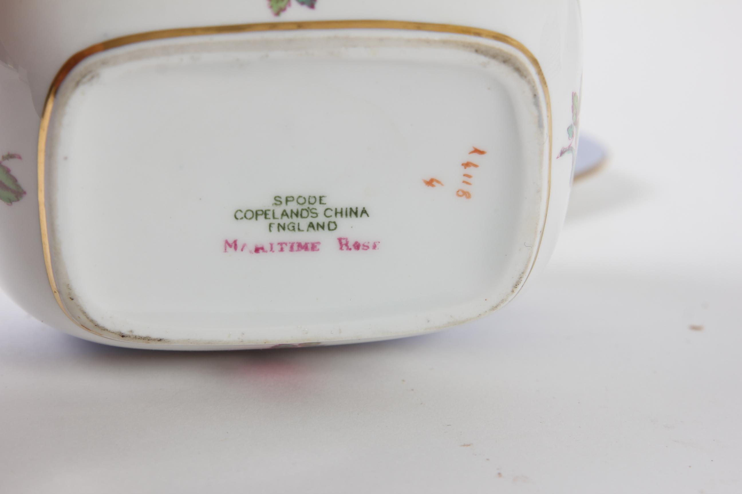 Spode Fine China Maritime Rose Tea Set