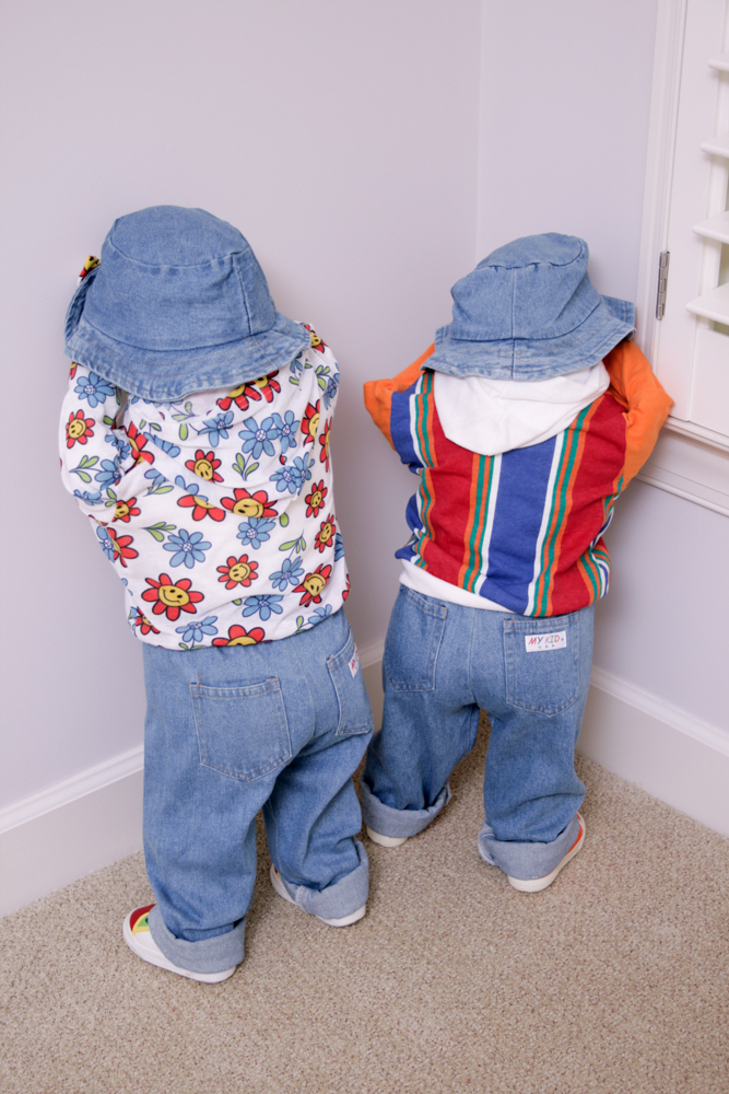 Pair of Handmade Hide & Seek Time Out Corner Dolls