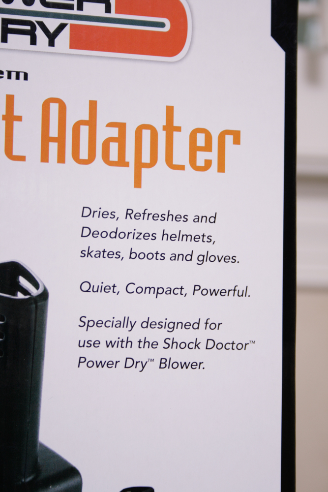 Shock Doctor Helmet Dryer GT/Formula Helmet Bag with Power Dry Blower and Backpack